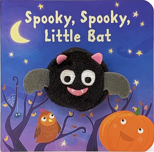 Image of Spooky, Spooky, Little Bat Finger Puppet Halloween Board Book Ages 0-4