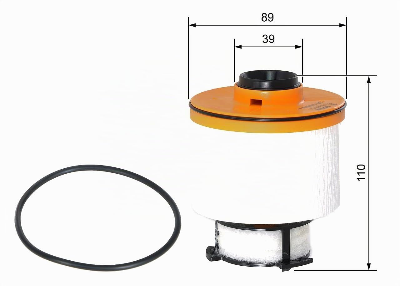 Bosch F026 Filtre à Carburant Diesel - Sépare les Particules du Carburant - Protège le Système d'Injection | Compatible avec: TOYOTA HILUX VIII Pick-up