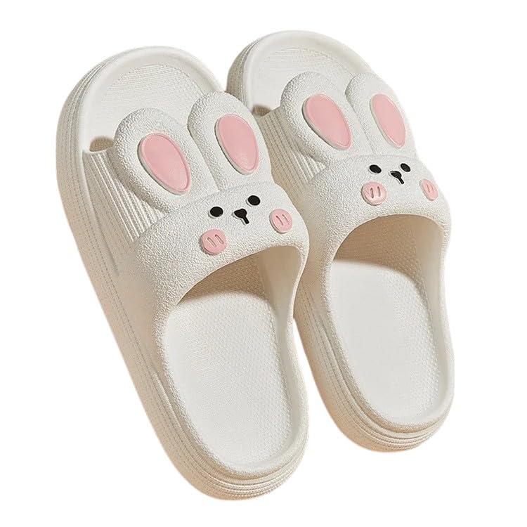 ShoemusQ Flip-Flops & Slippers | Home Indoor Soft PU Flip-Flop And Slippers For Women-White_8 (B0DFHDXYR3) Amazon Price History, Amazon Price Tracker