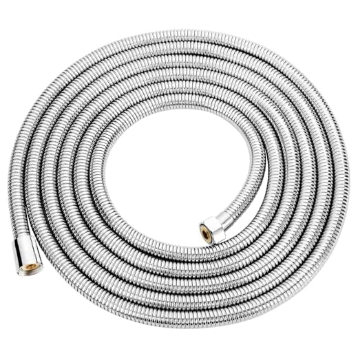 OIETON Shower Hose Extra Long 157Inches, Flexible Stainless Steel Handheld Shower Hose, Anti-Explosion Anti-Kink Leakproof Hose,Brass Connectors, Replacement Metal Extension Shower Hose