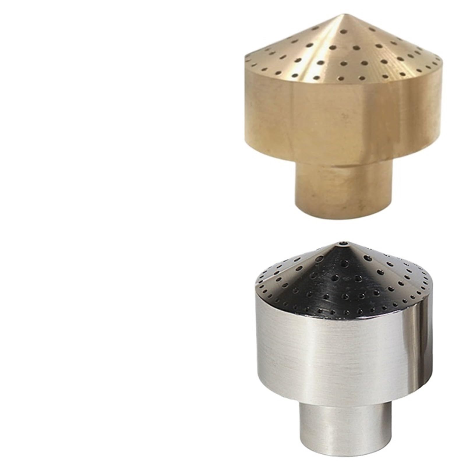 1/2" 3/4" 1" Brass Stainless Steel Fountain Nozzle Sprinkler Spray(2 (Brass))