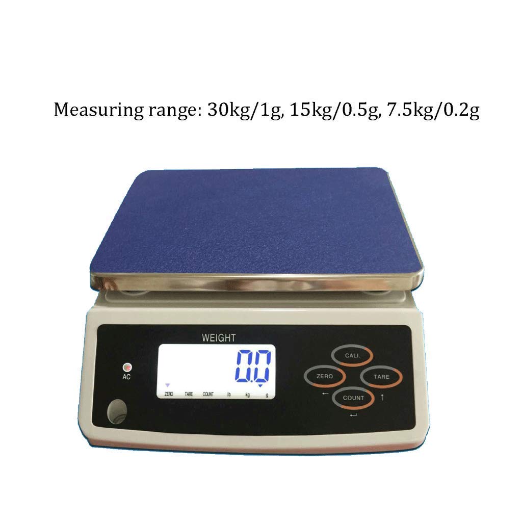 Bilancia Elettronica Bilancia Elettronica Display LCD Chiamata ad Alta precisione Conteggio 30Kg/1G Tavolo di pesatura Quantità Punto Industriale Bilancia analitica di precisione
