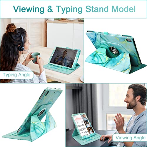 ZoneFoker Case for iPad 9th/ 8th/ 7th Generation, iPad 10.2 inch Case 2021/2020/ 2019, 360 Degree Rotating Stand - Image 4