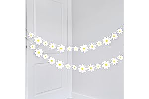 Daisy Flower Garland - Spring Flower Hanging Garland