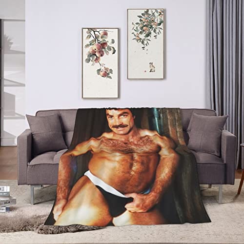 Tom Selleck Blanket Ultra-Soft Micro Fleece Blanket Warm Cozy Plush Bed Blanket Lightweight Sofa Throw Blanket #TOP6
