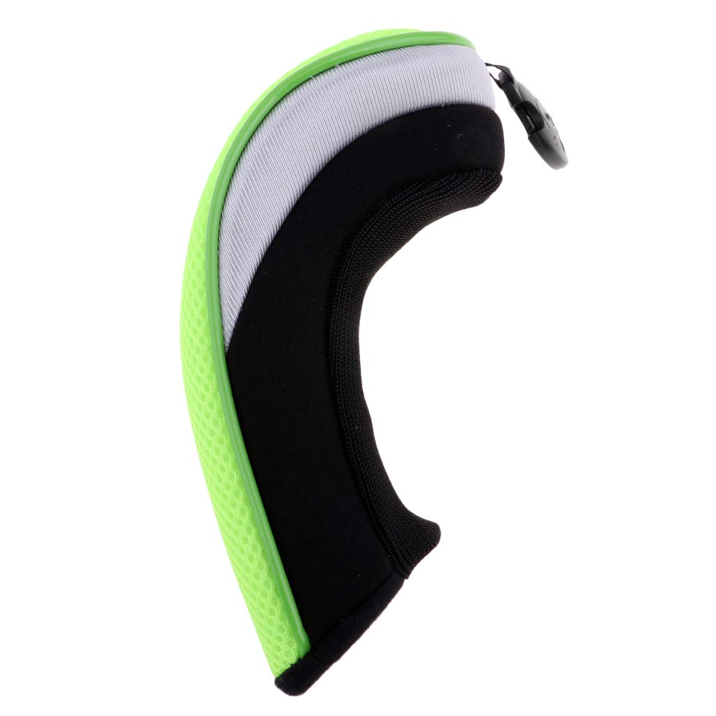Golf Hybrid UT Club Rescue Head Cover - Funda para cabeza con protección para la cabeza con número de etiqueta (verde)