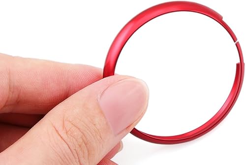 Miniatura 3 de Protector de llaves con borde recortado de aluminio AndyGo, repuesto compatible para Mini Cooper, Rojo
