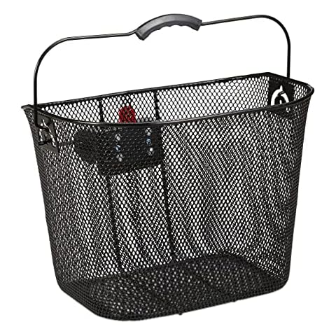 Relaxdays Panier de vélo avant Cover