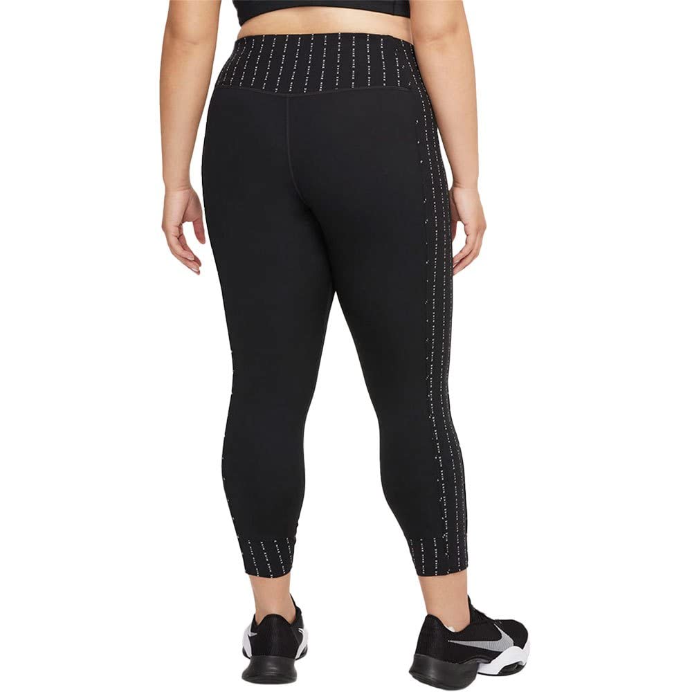 NIKE W NK ONE LX DF ICNCLSH MR 7/8 - Leginsy Kobiety