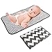 LEADSTAR Cambiador Bebe Viaje, Portátil Cambiador Plegable, Impermeable Cambiador de Pañales para Bebé, Cambiador de Viaje, Lavable Infantil Pad Kit de Cambiador con Almohada para Hogar Viaje