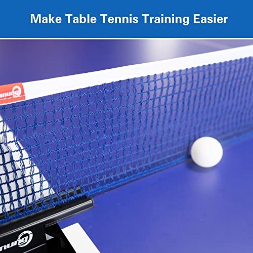 Sanung C-X2 Table Tennis Net For Any Standard Table,Professional Table Tennis Cotton Net With 2 Chains For Training Competition Thick Adjustable Tension Indoor Outdoor Ping Pong Mesh Net,Royal Blue #TOP5