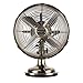 Ventilatori da tavolo SYLJ Metallo da 12 Pollici Stile Industriale Vintage, 3 Impostazioni della velocità del Vento. Funzione Silenziosa E Oscillante, Pale del Ventilatore in Metallo