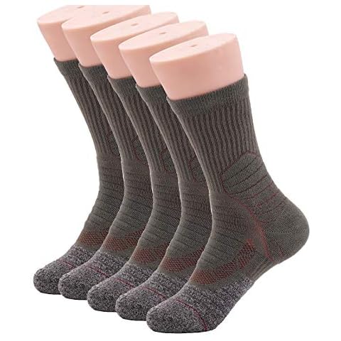 Jzy Qzn Copper Antibacterial Athletic Sport Socks 5 Pairs Crew Socks for Men & Women Cover