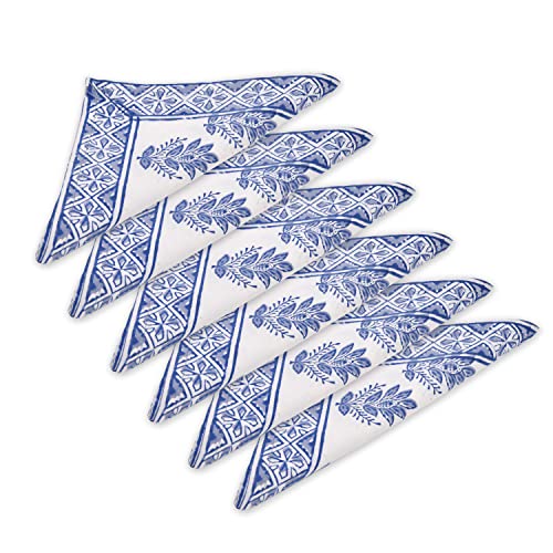 Image of BLOCKS OF INDIA Hand Block Print Cotton Table Napkin (Color 3)