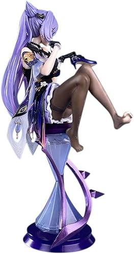 Miniatura 3 de Juegos populares KeQing 17 Figura Siete Estrellas de Liyue Juego Carácter PVC Colección Modo 8.2inch Caja Original Embalaje