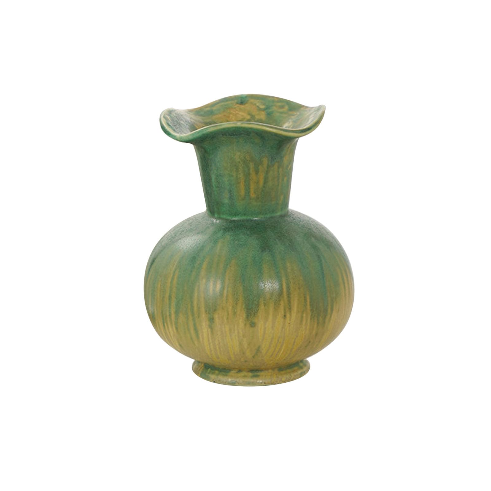 Colorful Ceramic Vase for Flowers, Vintage Decorative Vase with Oil Painting Style, for Living Room, Bedroom, Study Room, Countertop(Size:H21CM,Color:Colorful B)