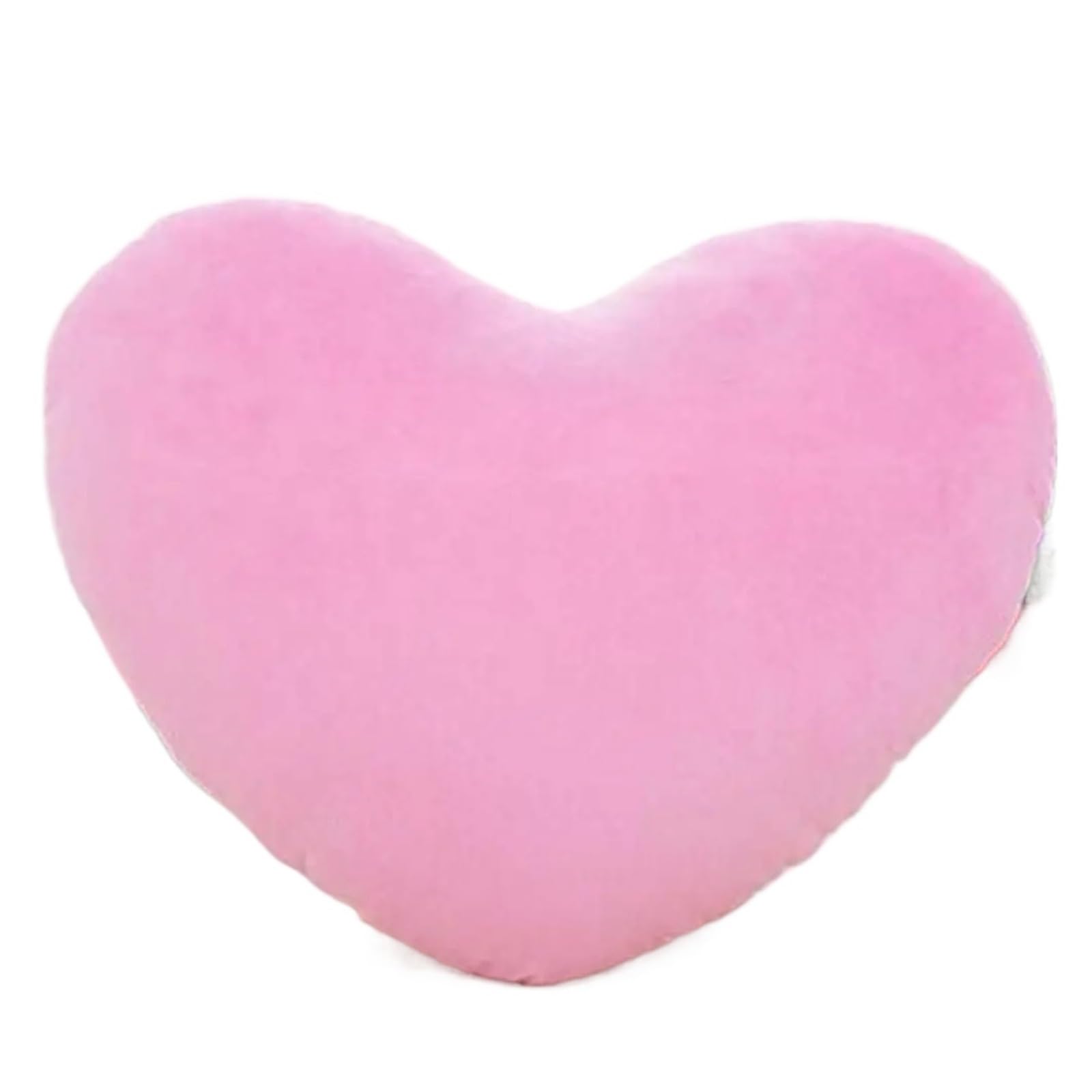 XIEHYA 2 Pcs Heart Plush Soft Pillow Lovely, Stuffed For Home(Pink)