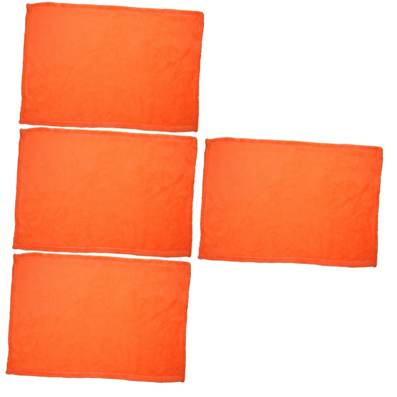 Couverture flanelle pour animaux sur le canapé plaid orange chaud LIFKOME