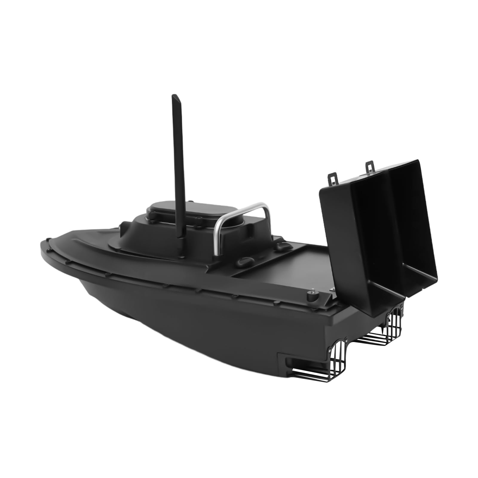 Barca per esche da 500 m, con due scatole indipendenti, da pesca, 5,4 km/h, con telecomando da 2,4 GHz, senza fili radiocomandato