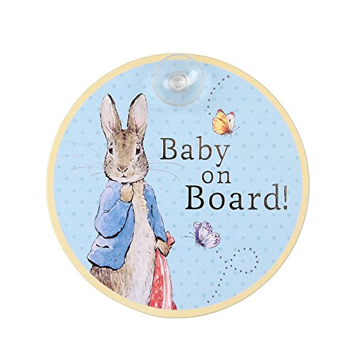 Paperchase Peter Rabbit Baby on Board Sign