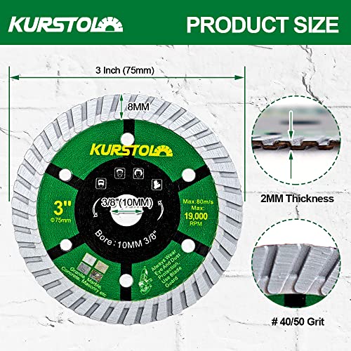KURSTOL Granite Diamond Cutting Disc - Image 2