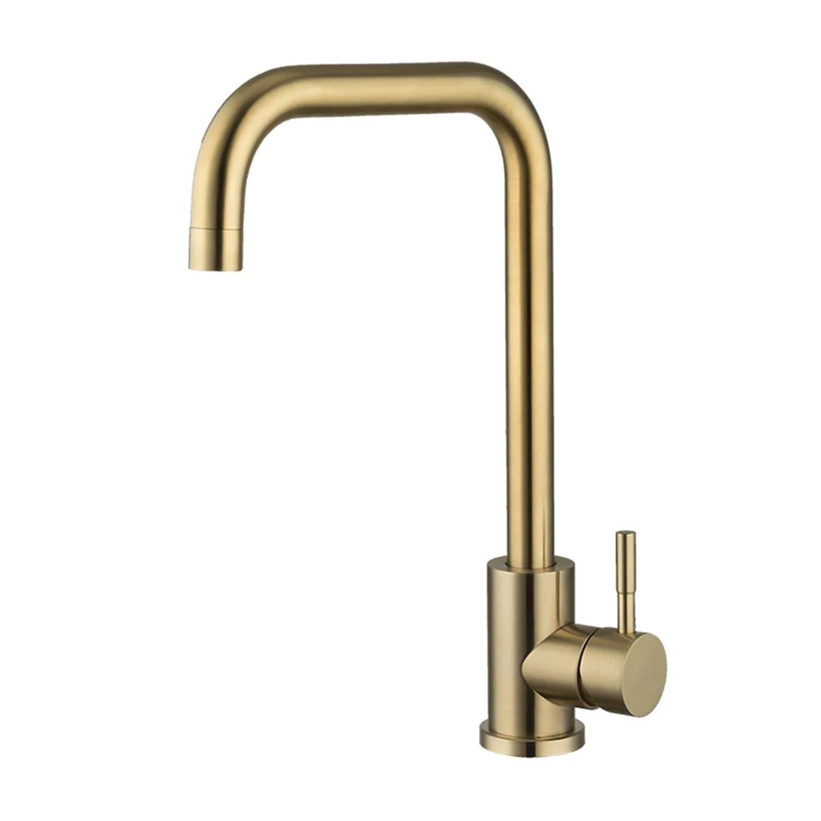Grifo de cocina giratorio de acero inoxidable para renovar el fregadero familiar