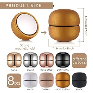 ASTER Hijab Magnetic Pins – Strongest Commercial Strength Hijab Pins for Women Multi-Use Colorful Small Magnetic Hijab…