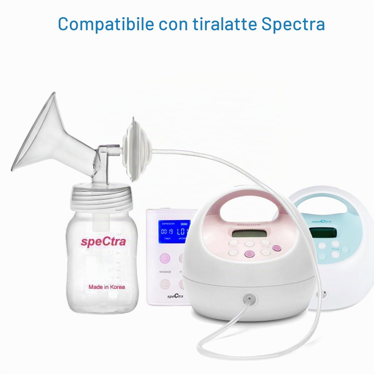 Parti per pompa Maymom, compatibili con Spectra S2 Spectra S1 Spectra 9 Plus, flangia (24 mm), protezione antiriflusso, non originali, accessori Spectra S2