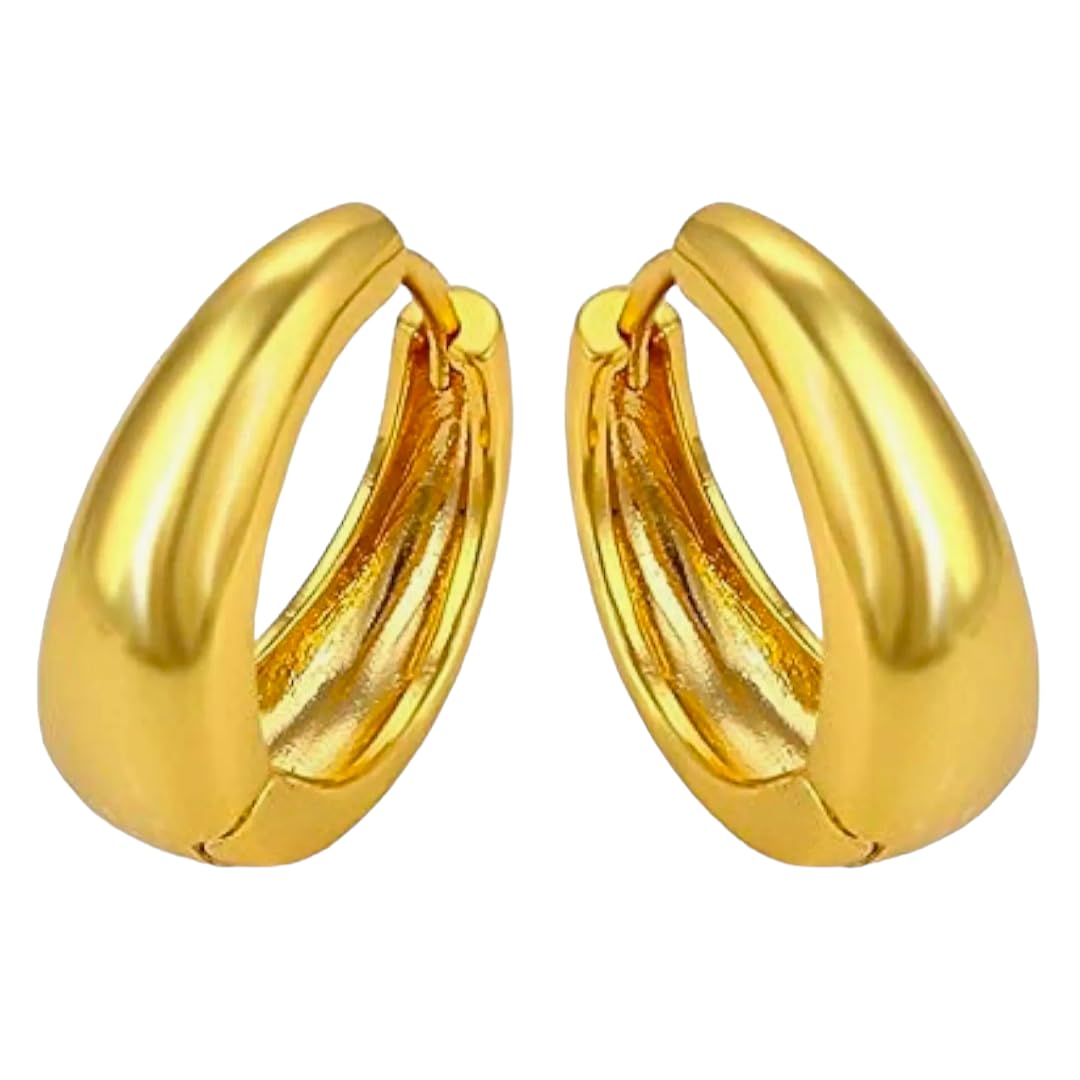 ™ Trending Kaju Design Bali Hinged Hoop Stainless Steel Studs Earrings Fashion Jewellery For Men Women Boys Girls Unisex-image-33