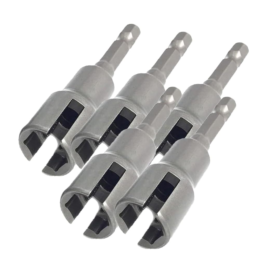 IJSDNVJNDX Power Wing Nut Driver Bit Set,Slot Wing Nuts Drill Bit Deep Socket,Wing Nut Socket,Wingnut Driver