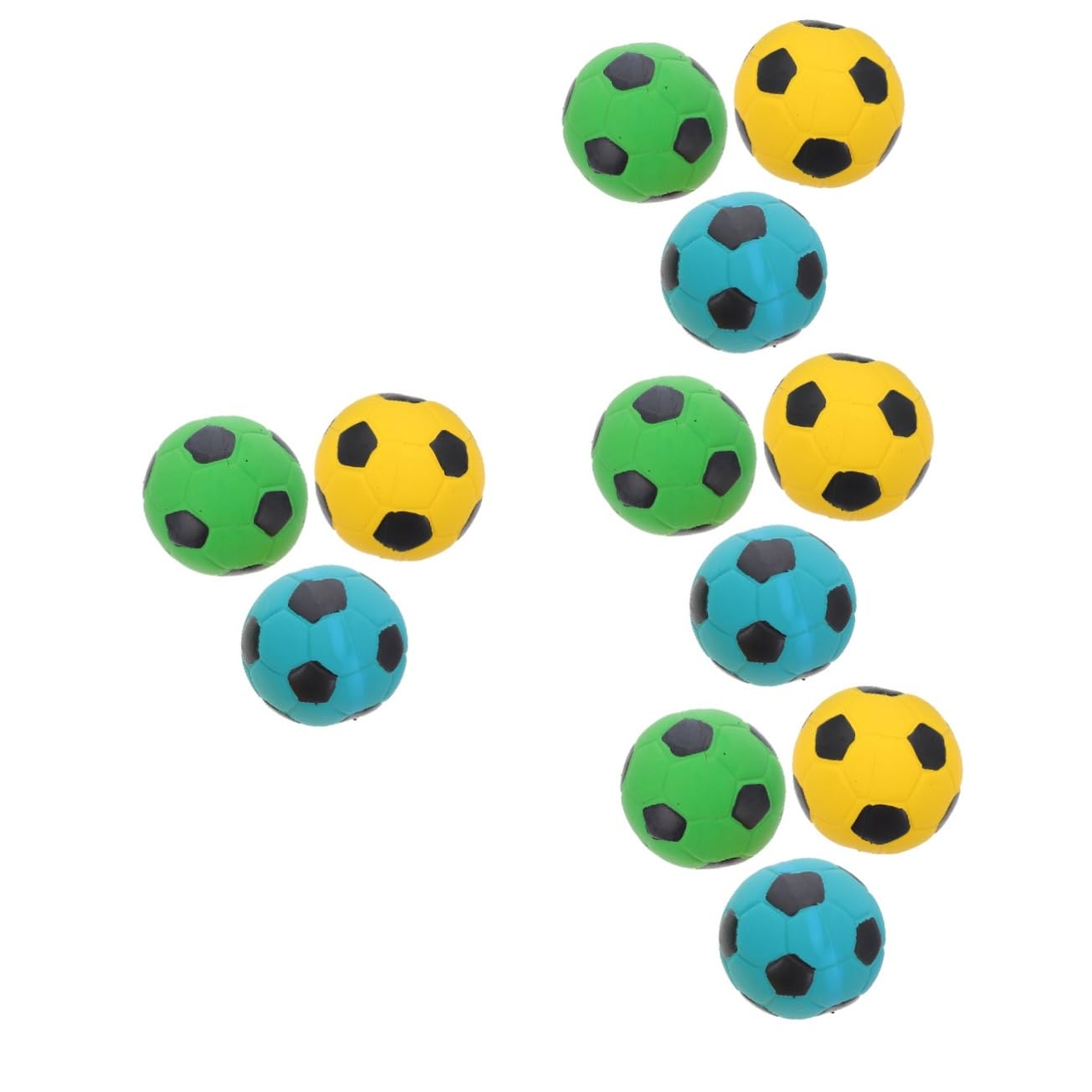 INOOMP 12stücke Hunde Spielzeug Fußballförmiges Kauspielzeug Aus Hochwertigem Interaktives Beschäftigungsspielzeug Für Kleine Und Große Hunde Zur Zahnpflege Und Stressreduktion