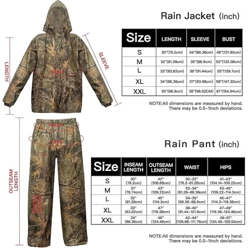 Combinaison de pluie camouflage pour trajets à vélo - 4