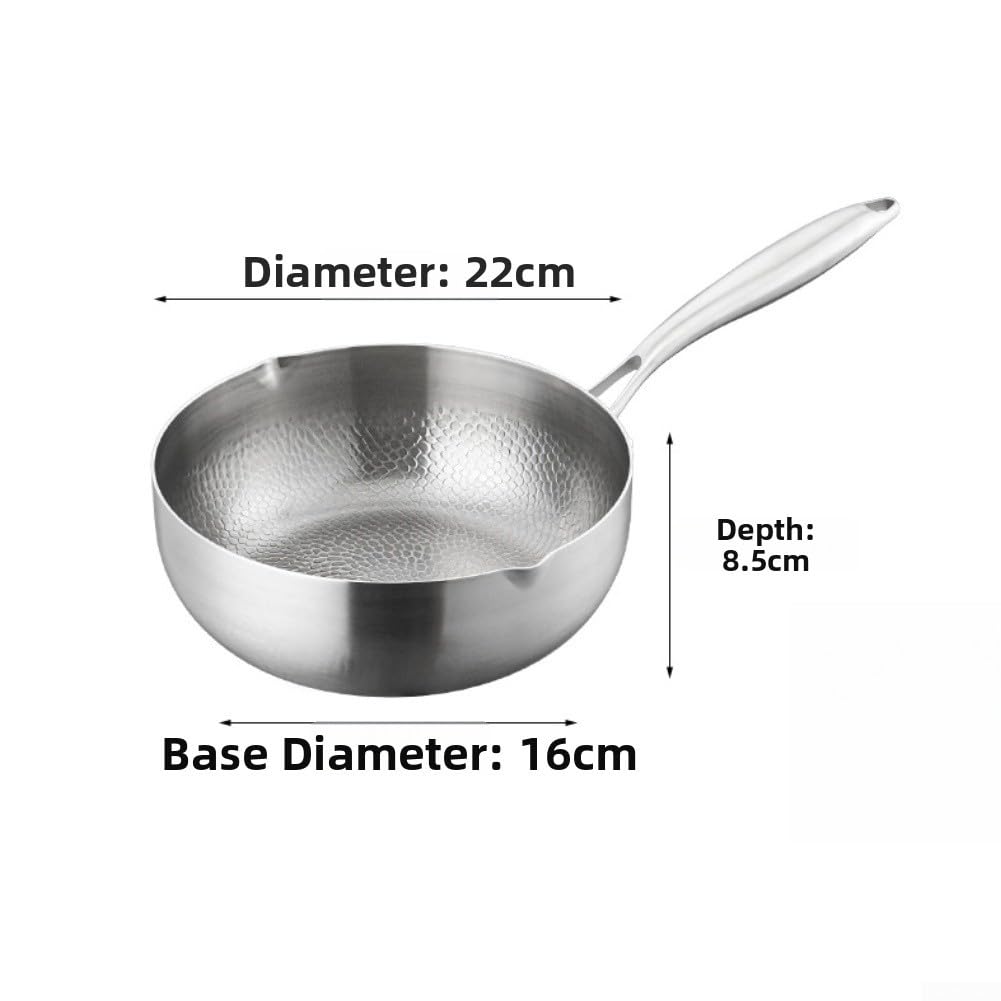für titan Pfanne 22cm Fünf-Schicht-Boden Induktion für titan(22cm)