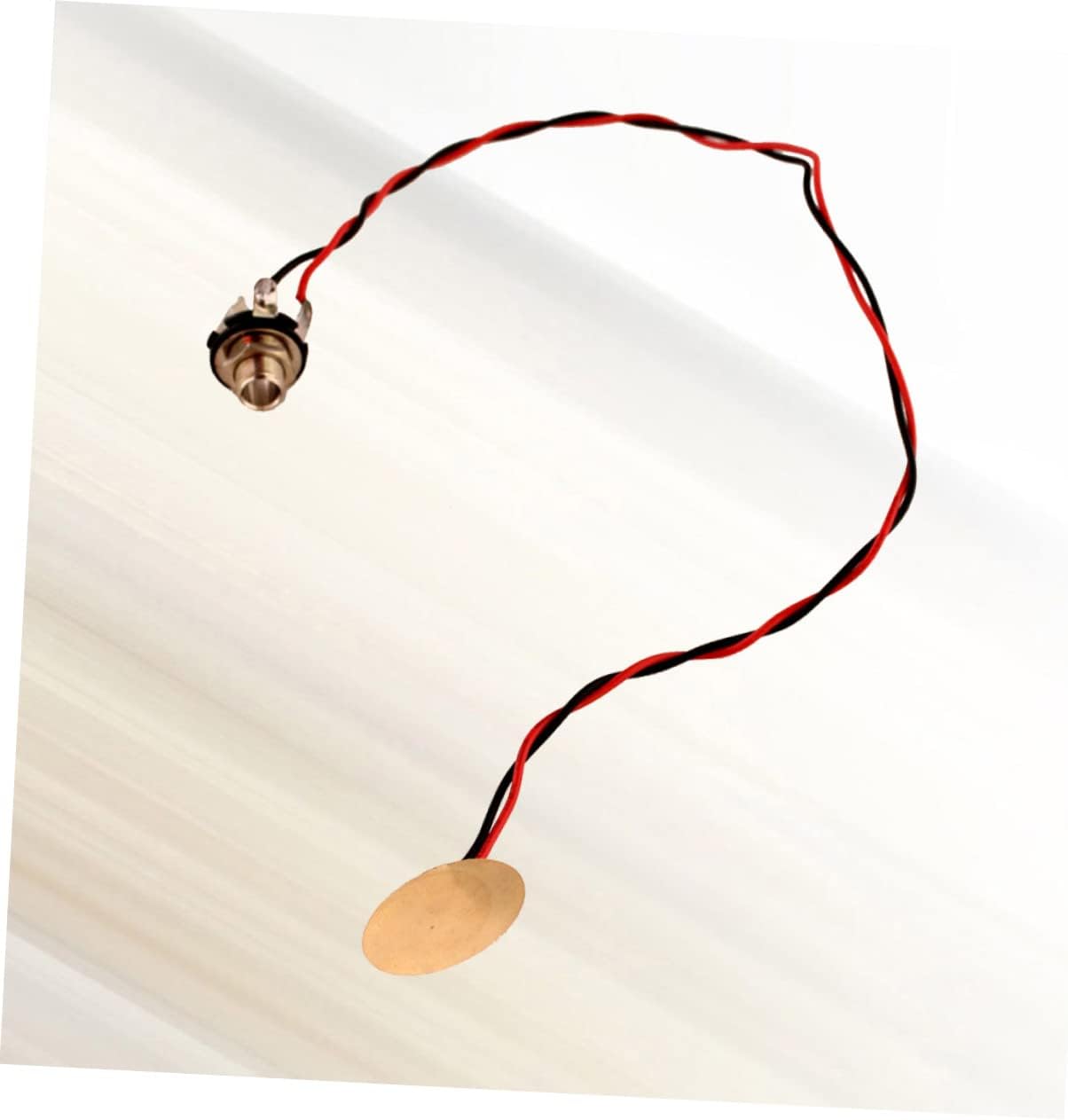BESPORTBLE Acoustic Guitar Pickup Metal Pre-Amplifier Drum Trigger Transducer Fit for Violin Ukulele