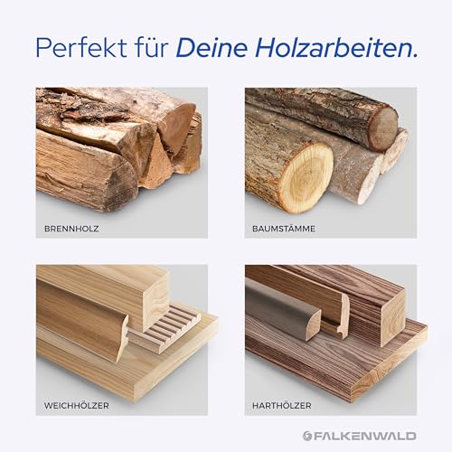 FALKENWALD Raspelscheibe 125 Cut & Rasp - Flexscheibe für Holz 125mm, Frässcheibe für Winkelschleifer, schleifen rasp