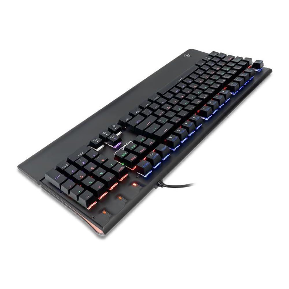 Teclado Mecânico Mancer Tharix | Rainbow | ABNT2 | Switch Vermelho