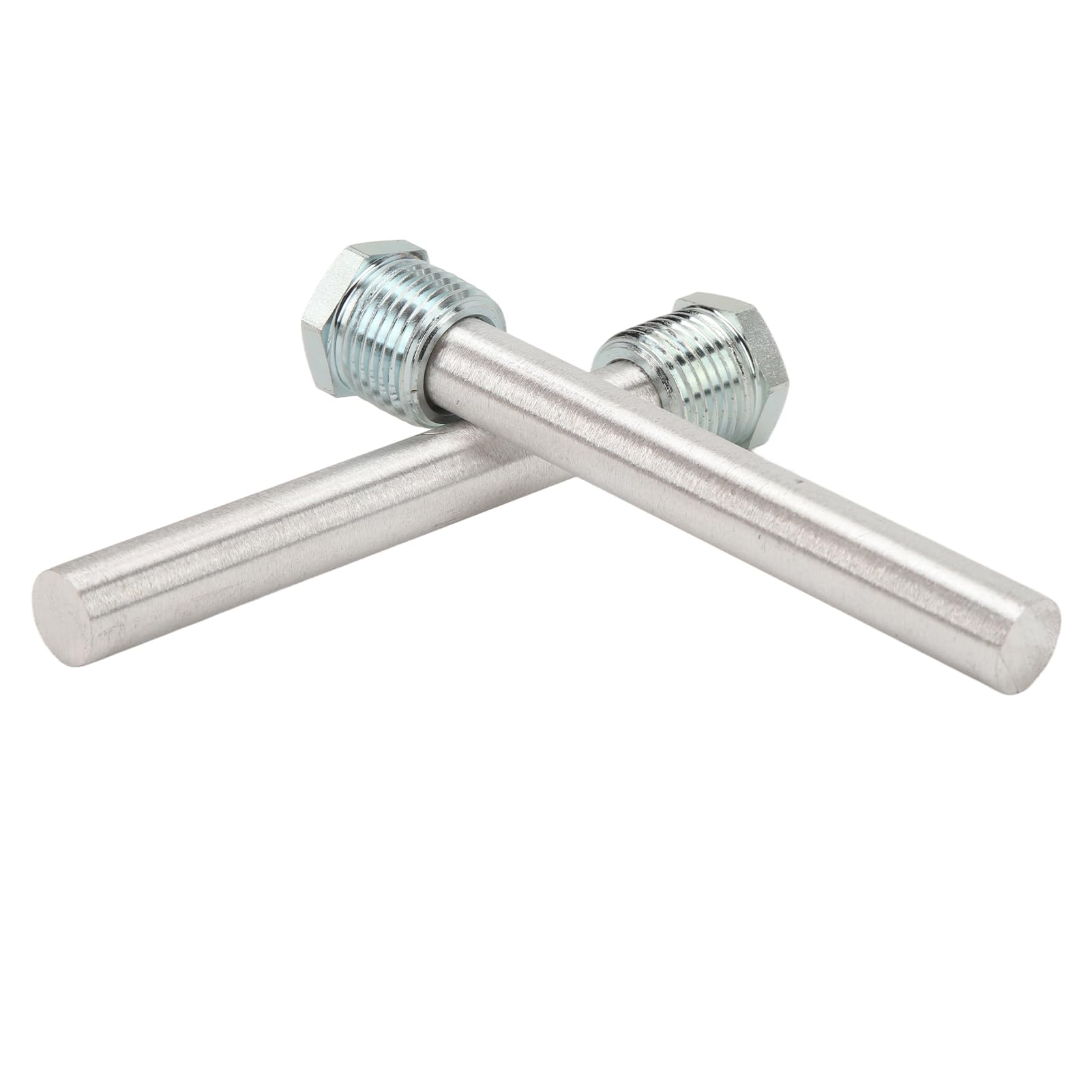 Tige D'anode Robuste et Fiable, Filetage NPT 1/2 Pouces, Capuchon en Zinc Bleu, Tige D'anode en Magnésium pour Chauffe-eau de Camping-car, 2 Pièces