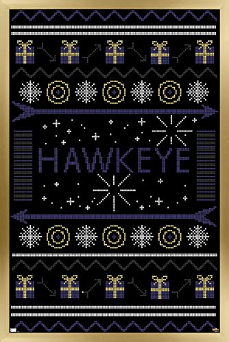 Poster Marvel Hawkeye idée cadeau idéale pour anniversaire d'un amateur de super-héros