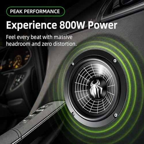 Image of 6.5 Inch Speakers, 800W 4 Ohm 6.5 In Speaker Car Audio Aluminum Cone Woofer