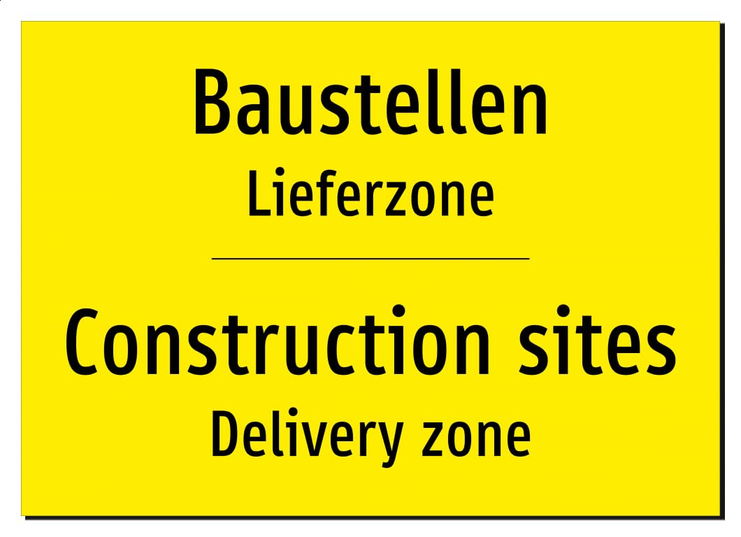 50725-DEEN-T-09 | Baustellen/Construction sites Schild | Deutsch