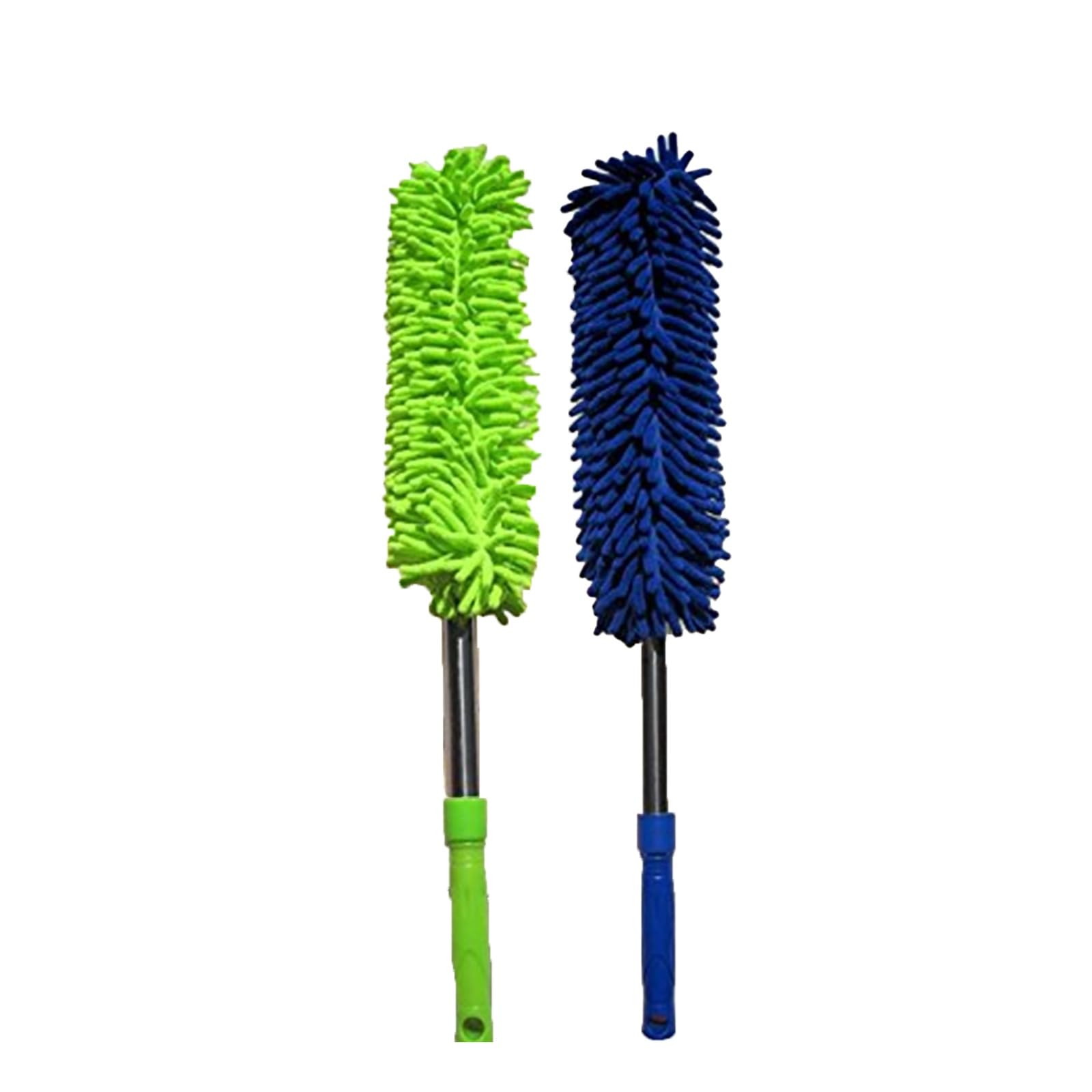 Pnjb Onecolor Microfibre Noodle Duster Extending Pole Home Office Cleaning Dusting, Essentials Retractable For Long-Reach, Washable Dusting Brush, Duster For Multipurpose Cleaning Use (2Pcs)