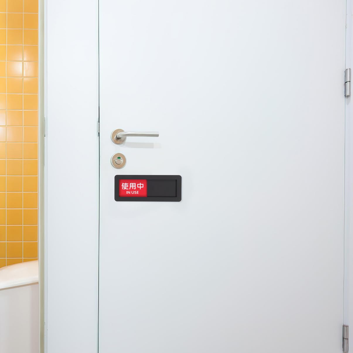 5 Ensembles Signalisation Autocollants Porte Signaletique Toilettes Indicateur De Confidentialité Signe De Curseur Vacant En Cours D'utilisation Signe Occupé Acrylique 2 Pièces * 5