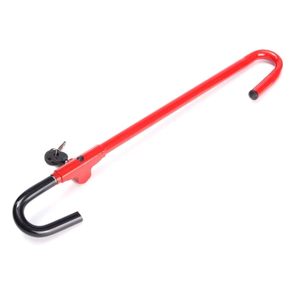 OZANGO Anti-Theft Car Steering Wheel Brake Pedal Lock Adjustable Universal Anti Theft Security System for Tata Indica Vista