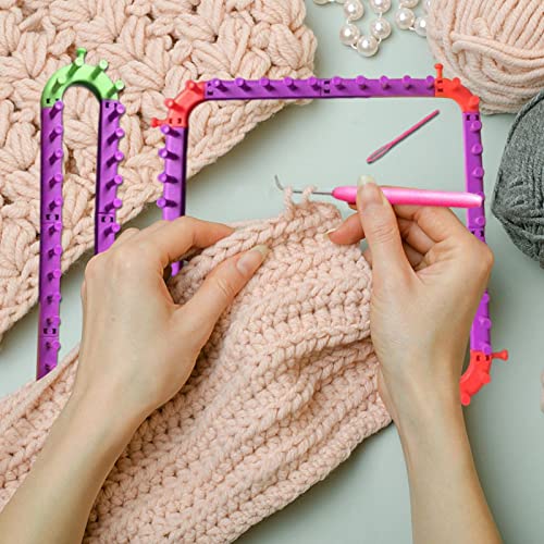 crochê | teares destacáveis para tricô,Ferramentas tricô tear kit artesanato feito à mão cachecol ch