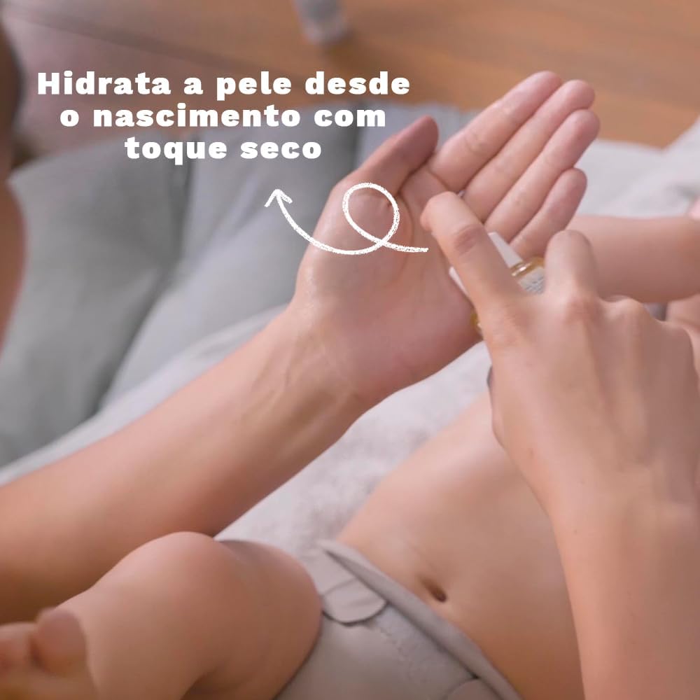 Mustela Óleo de Massagem - Hidrata a pele dos bebês, 99% de ingredientes de origem natural, 100ml, Mustela Bebê e Criança, 100 ml