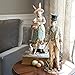 Fitz and Floyd Dapper Rabbits Collectible Figurine, Male, Muli Colored