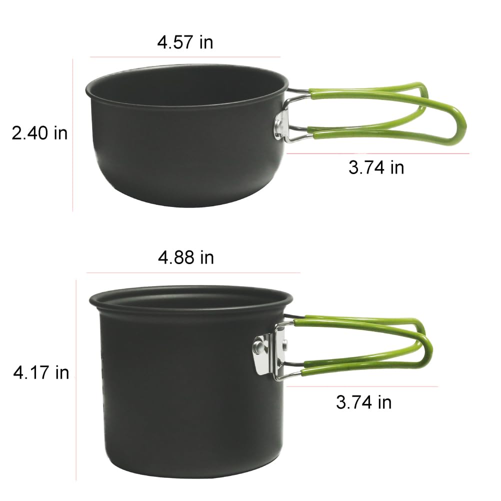Couverts Pliables Batterie De Cuisine De Camping Équipement De Cuisine Extérieur Multifonctionnel pour La Randonnée, Le Pique-