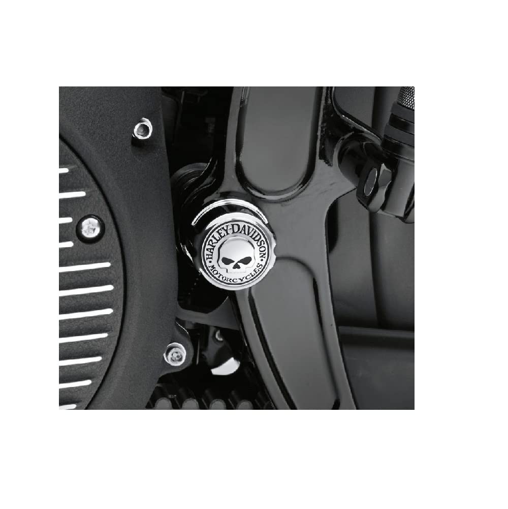 Genuine Harley Swingarm Pivot Bolt Cover/Willie G. Skull