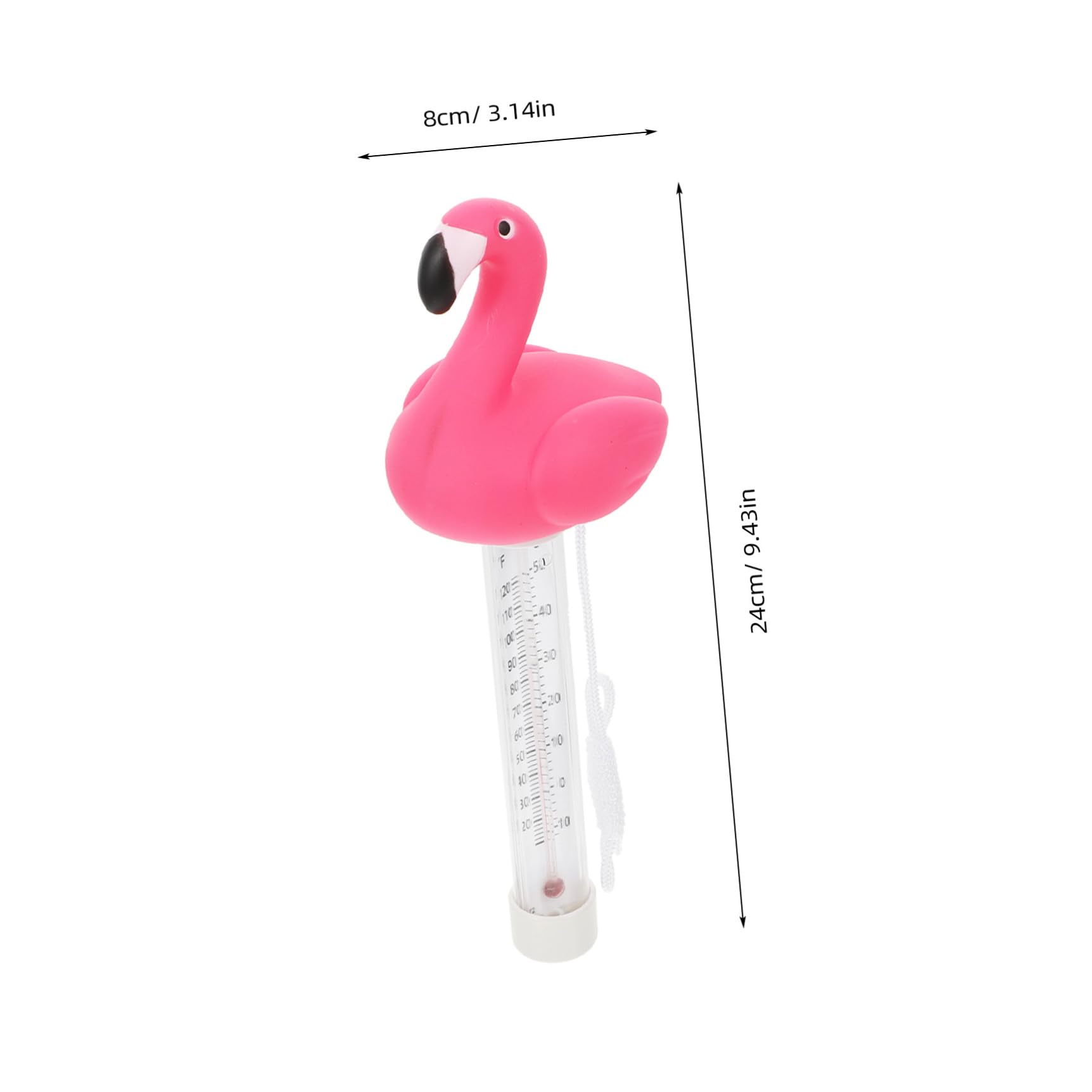 UPKOCH 3 Stck. Flamingo Wasserthermometer für Badewanne und Pool Schwimmendes Kindersicheres Thermometer mit Präziser Temperaturanzeige für Niedliches Design für Langlebig