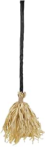 Hitburu Halloween Hexenbesen - 94 Cm Gruseldekoration Mit Schleife Für Garten & Haustür